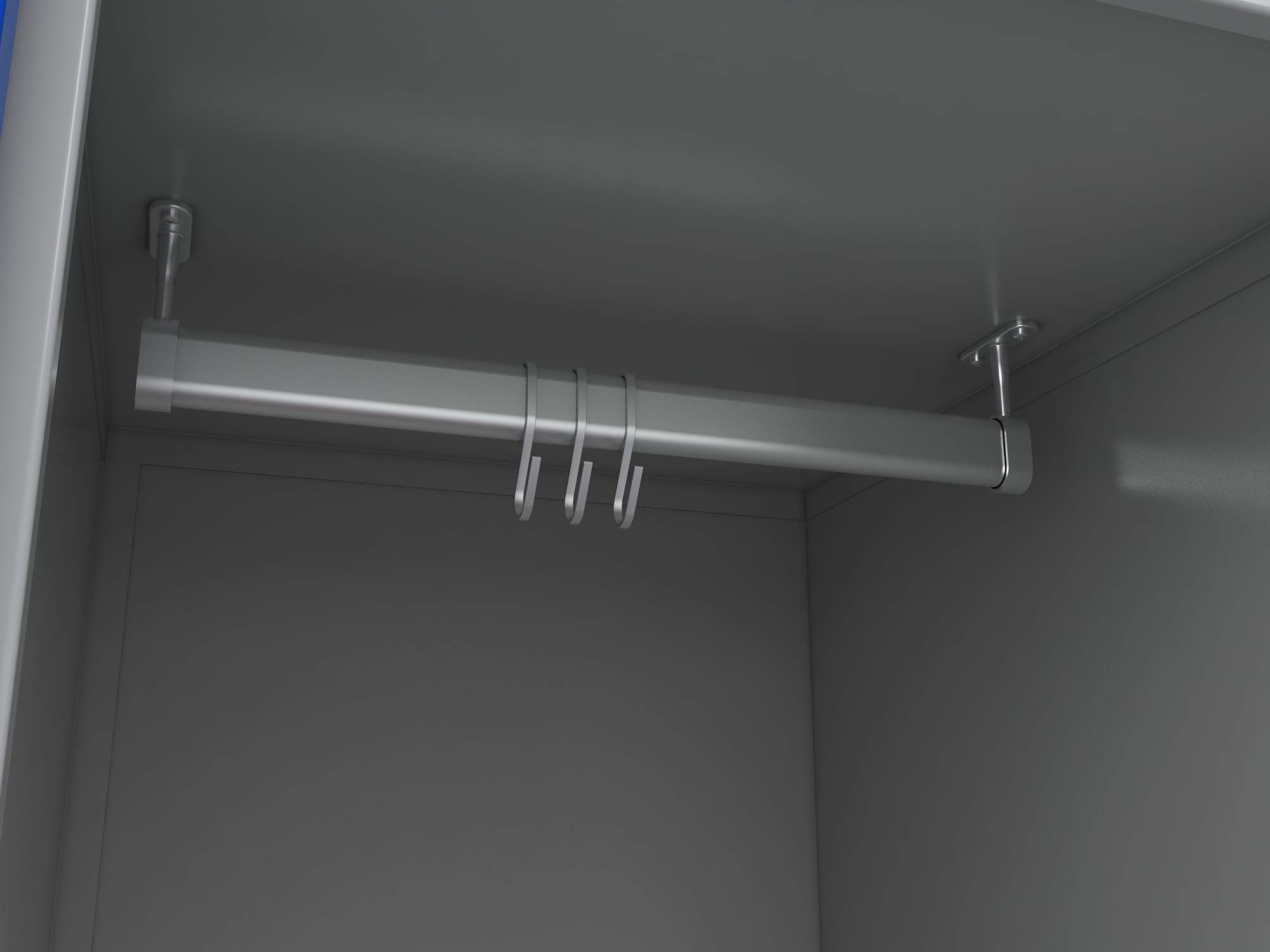 Шкаф гардеробный металлический COMFORT 1700/33 (900)