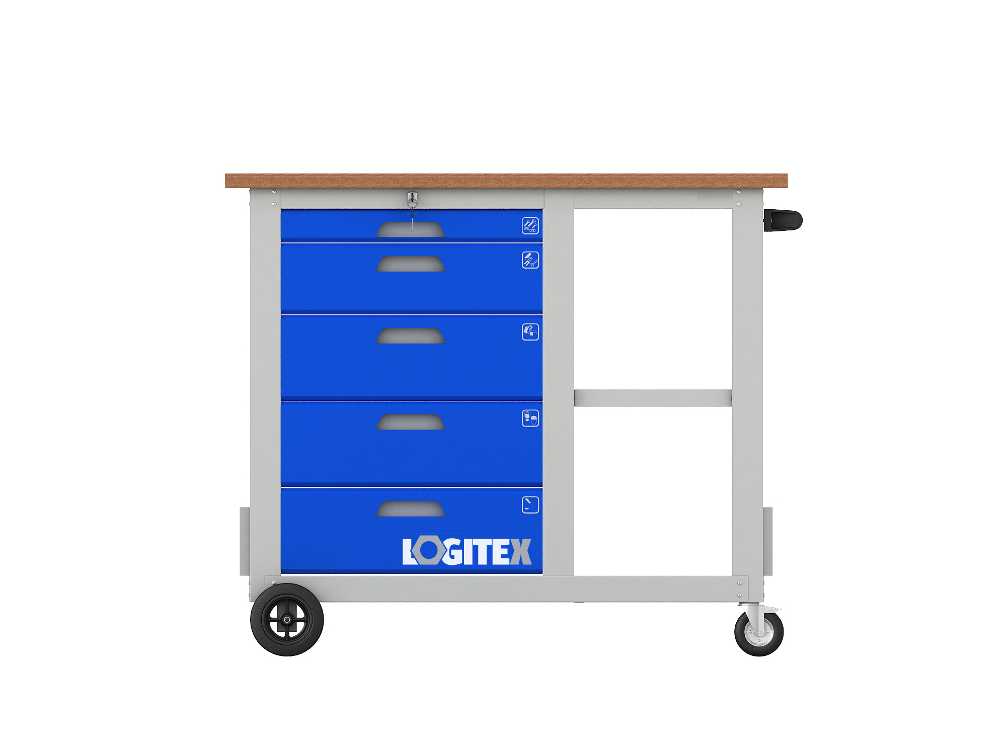 ER-00018282 Верстак мобильный LOGITEX 04 XS-2 980x1000x500 мм