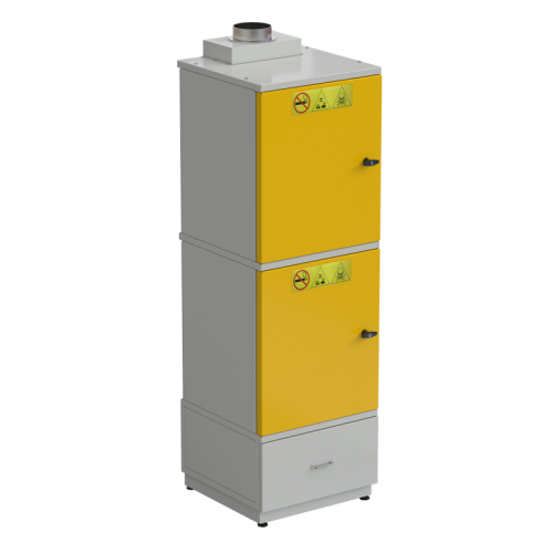 56.0590.20.00-01 Шкаф для хранения опасных веществ 600х600х1950 мм (кислот), серый