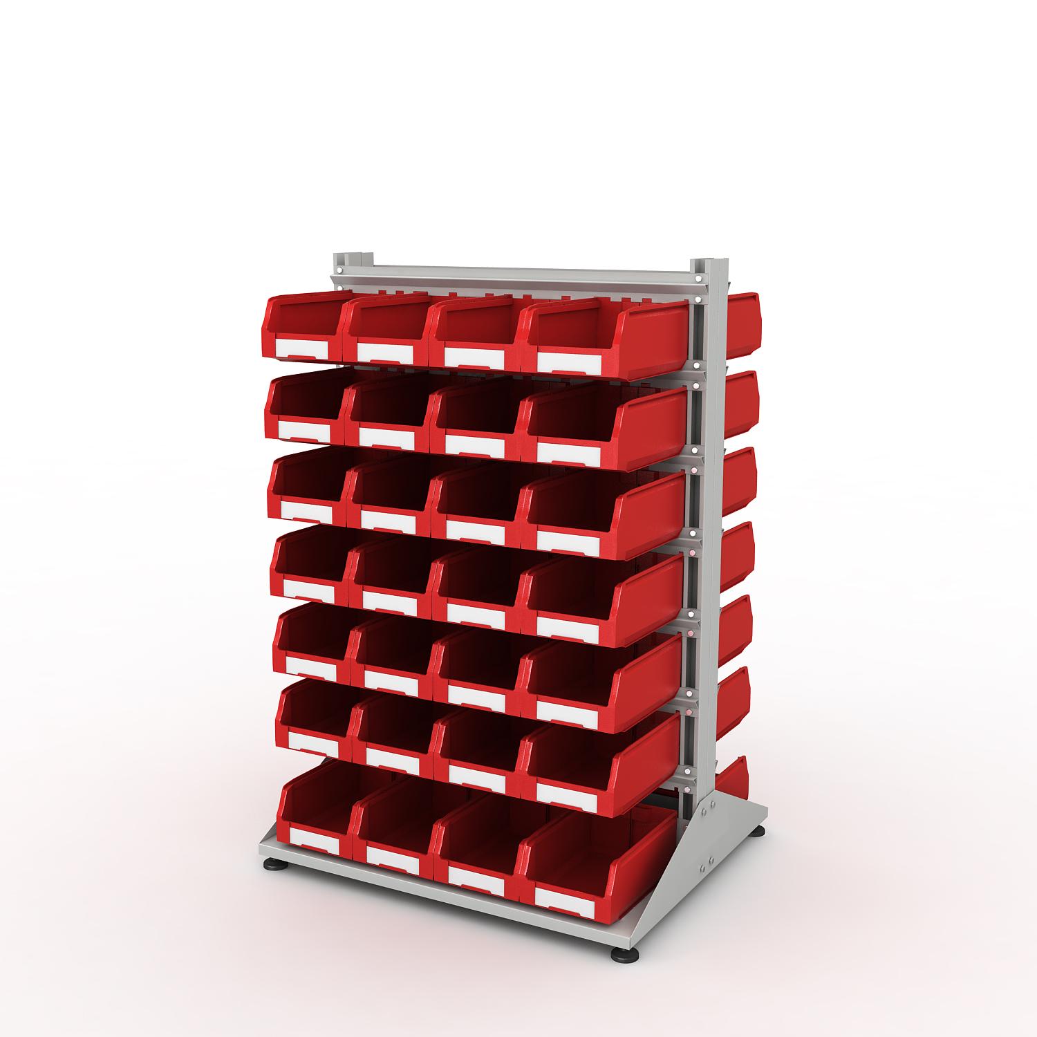 ER-00023962 Стеллаж для пластиковых лотков SORTEX двухсторонний 1500x1000x800.03