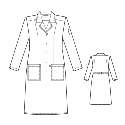 Антистатический халат Б-102