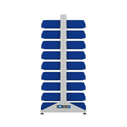 ER-00024043 Стеллаж для пластиковых лотков SORTEX двухсторонний 1800x1000x800.03